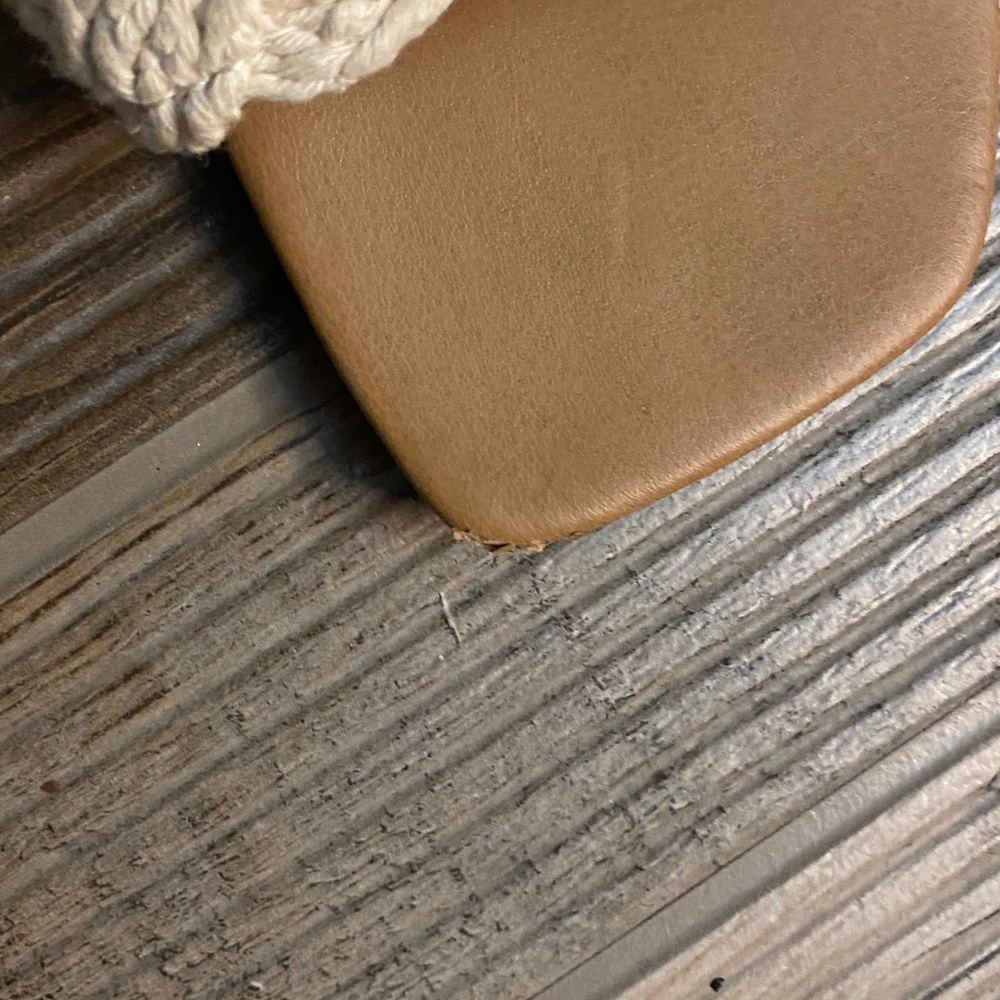 Universal Thread Tcream Braided Sandals - image 3